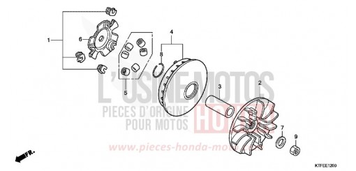 COTE SECONDAIRE SH125C de 2012